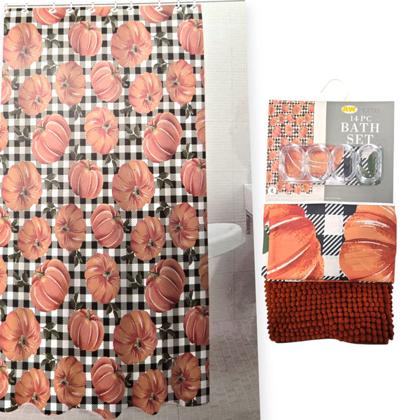 Otoño - Set de Baño 14pcs / CALABAZAS