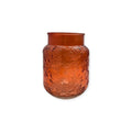 Otoño - jarrón decorativo de cristal  6"x4" (colores a escoger)