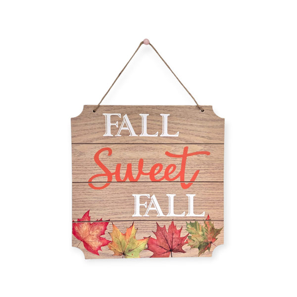 Otoño - Placa Decorativa para Pared con Mensajes (2 estilos a escoger)