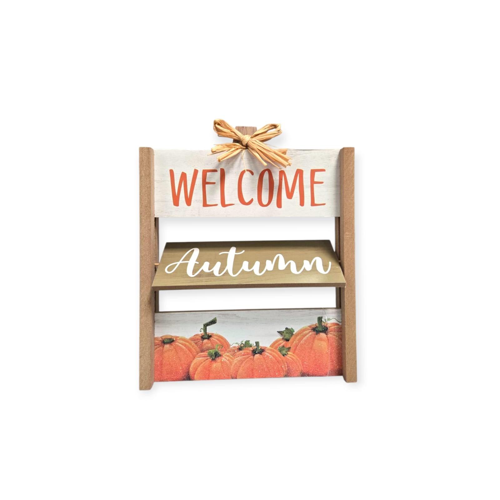Otoño - Decoración de Mesa en Madera  | 8.8''x 7''