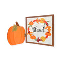 Otoño - Decoración de Mesa en Madera 7.7''x 12.9'' (2 estilos a escoger)