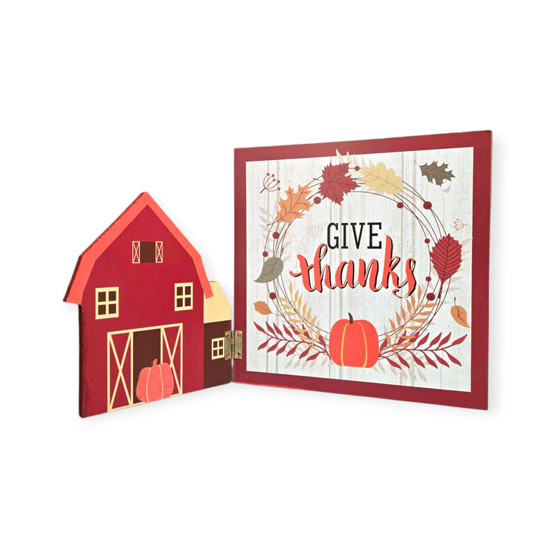 Otoño - Decoración de Mesa en Madera 7.7''x 12.9'' (2 estilos a escoger)