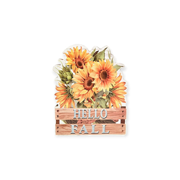 Otoño - Decoración de Mesa en Madera 5.9''x 5.9'' (2 estilos a escoger)