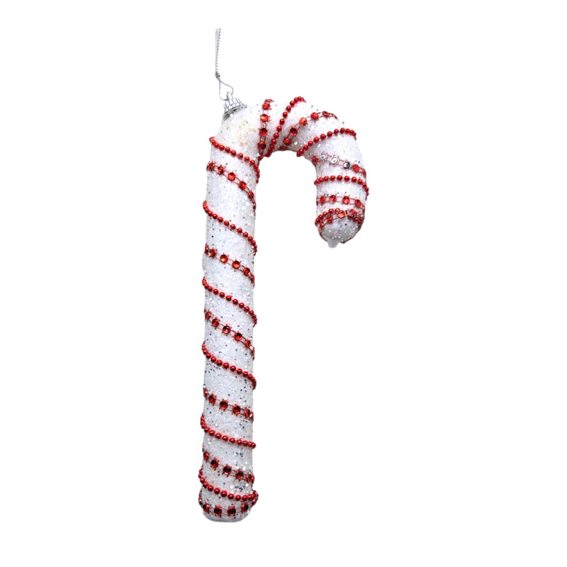 Christmas - White Ornaments with Sequins (3 styles to choose from)