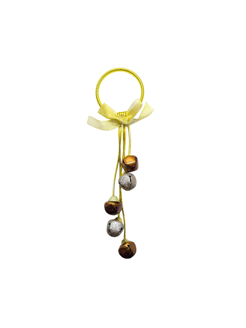 Navidad - Colgante de Puerta con 5 Cascabeles (3 colores a escoger)
