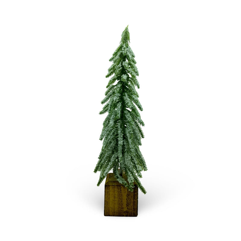 Christmas Frosted Tree with Base 40cm