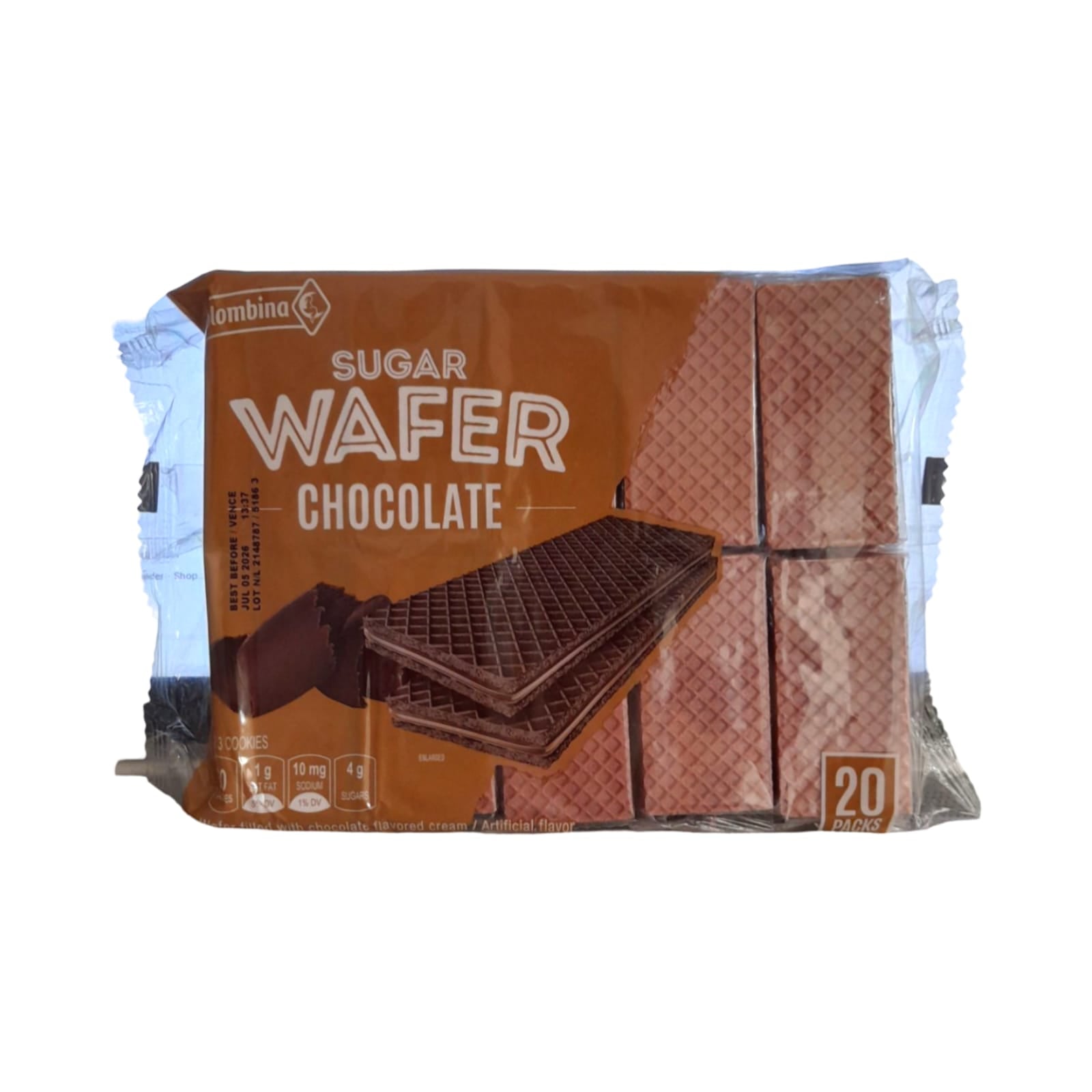 Colombina - Sugar Wafer Chocolate 20pck