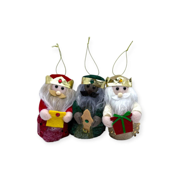 Navidad - Coordinado de Tres Reyes Magos Mini Ornamento 5.5''