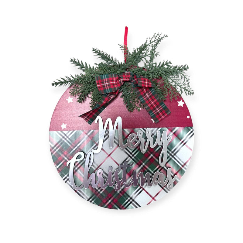 Navidad - Placas de Pared Decorativas Circulares