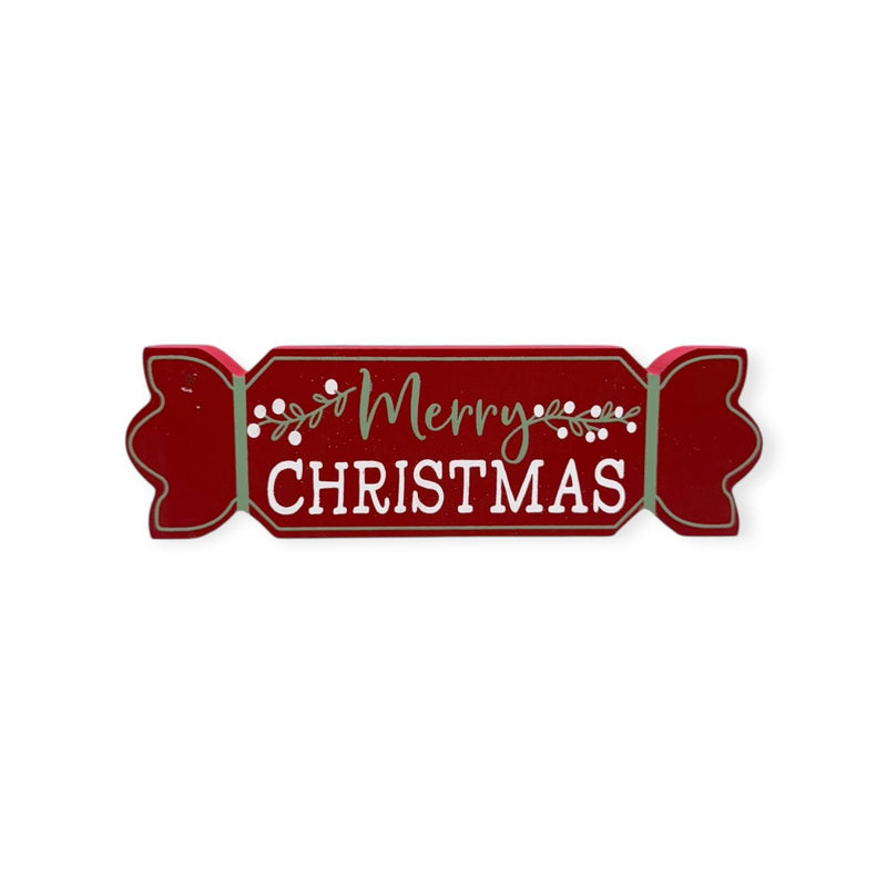 Navidad - Placas Decorativas para Mesa en Forma de Caramelo