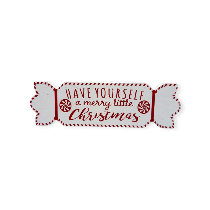 Navidad - Placas Decorativas para Mesa en Forma de Caramelo
