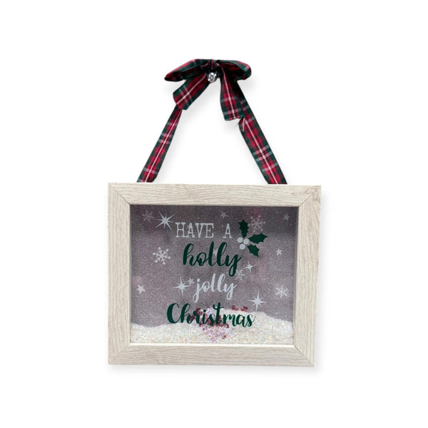 Navidad - Placas de Pared con Escarcha en Interior