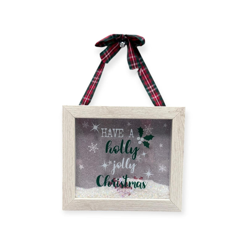 Navidad - Placas de Pared con Escarcha en Interior