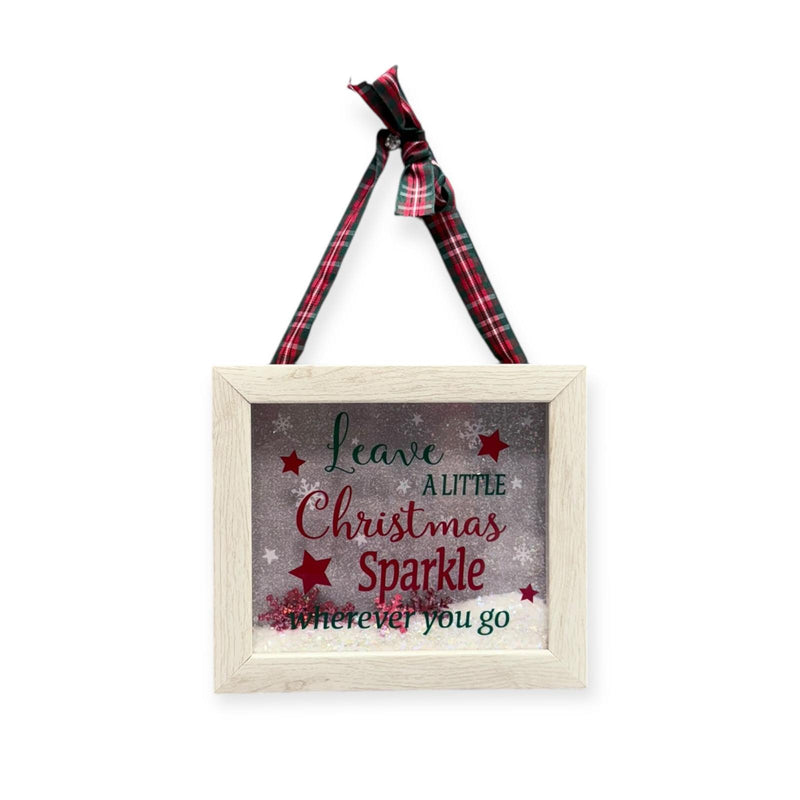 Navidad - Placas de Pared con Escarcha en Interior
