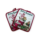 Navidad - Agarraderas Set 2pcs (7''x 8'')