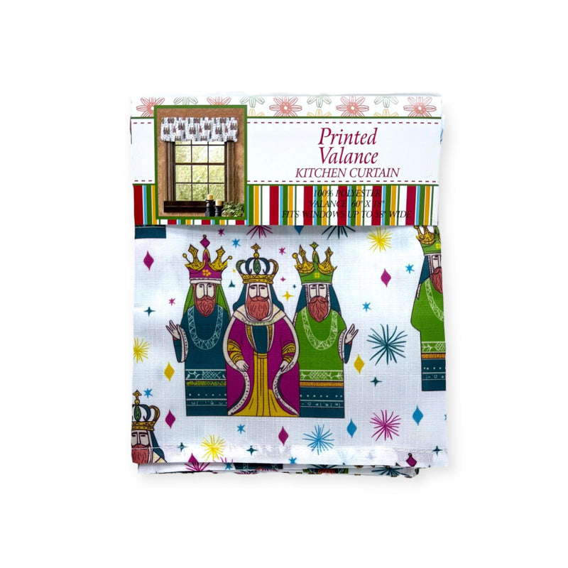 Navidad - Cortinas de Cocina 1pc 'VALANCE' (60'' x 18'')