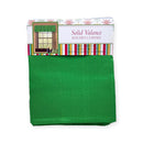 Cortinas de Cocina 1pc 'VALANCE' Color Solido (60'' x 18'')