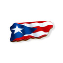 Butter Cookies in a Tin Can with a Map of Puerto Rico