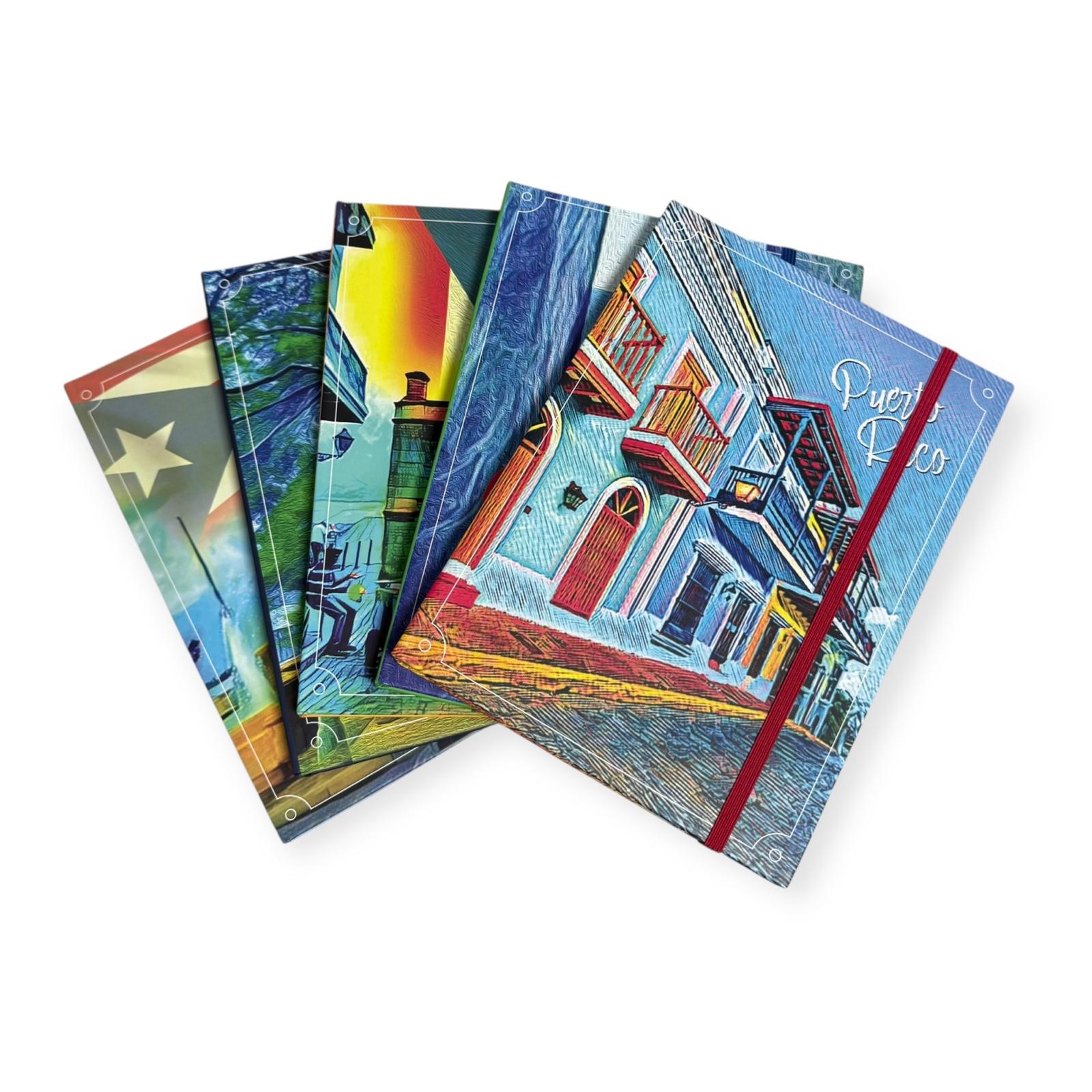 Libretas de Carpeta Dura con Estilos de Puerto Rico