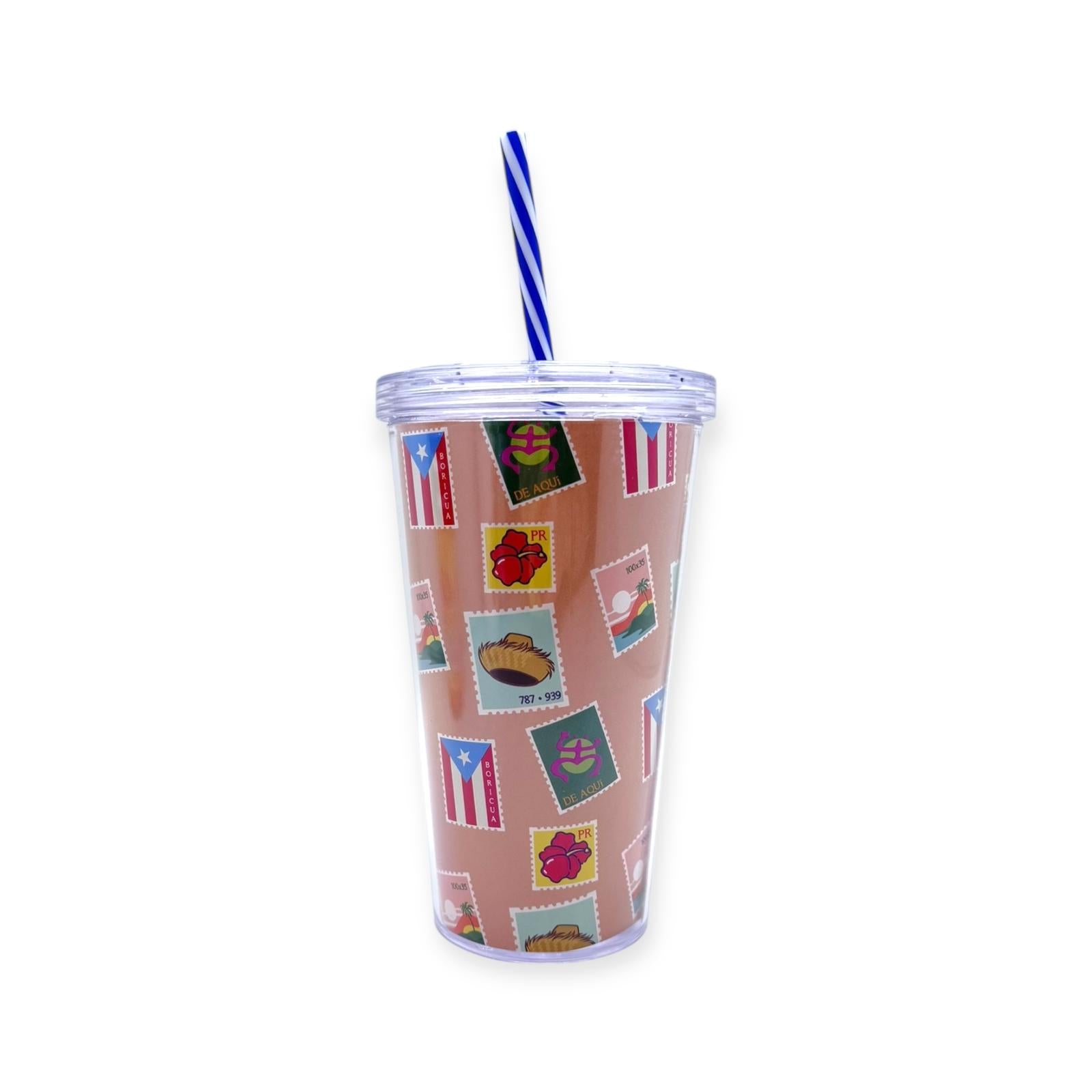 Vasos con Sorbeto de Puerto Rico 20oz