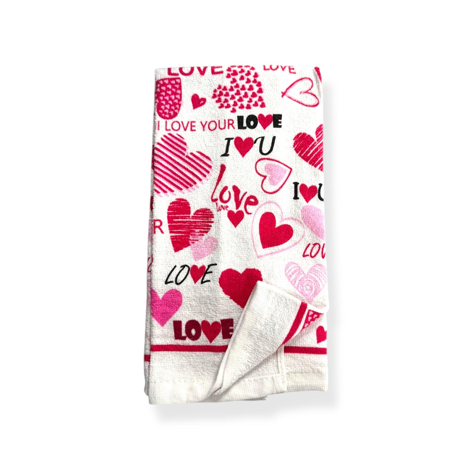 Valentine's Day - Toalla de Cocina Terciopelo (1pc)