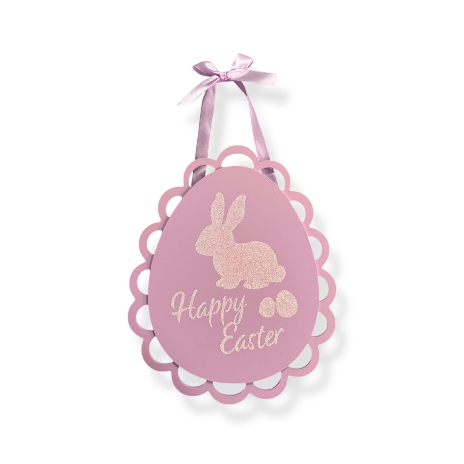 Easter Decoration - Placa de Pared con Cinta (9.4in x 11.8in)
