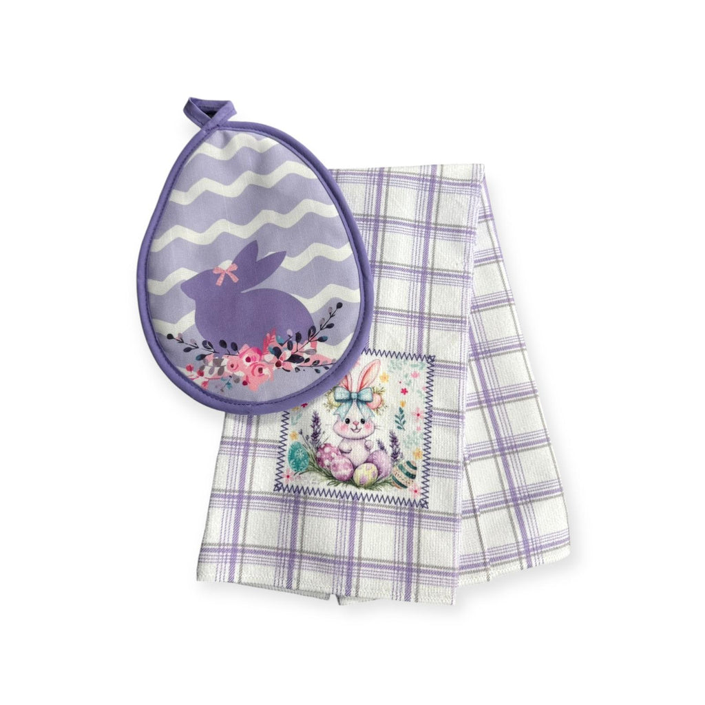 Easter Cuisine - Set de Toalla y Agarraderas con Formas / 3pcs