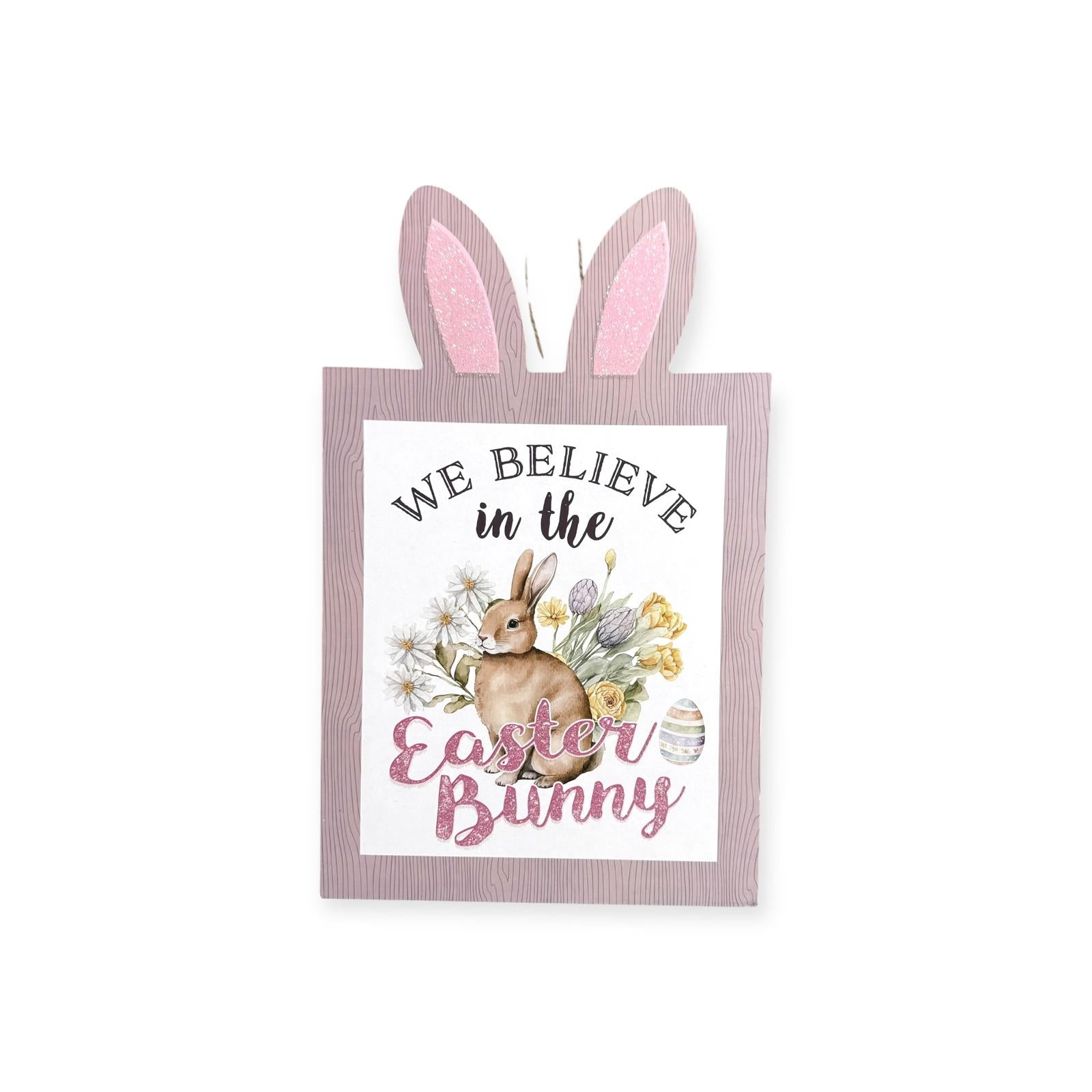 Easter Decoration - Placa de Pared con Orejas de Conejo (8.66in x 13.78in)