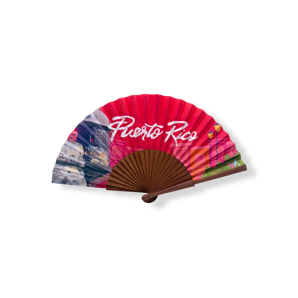 Souvenirs de Puerto Rico - Abanicos de Mano Artesanal, Tamaño Pequeño