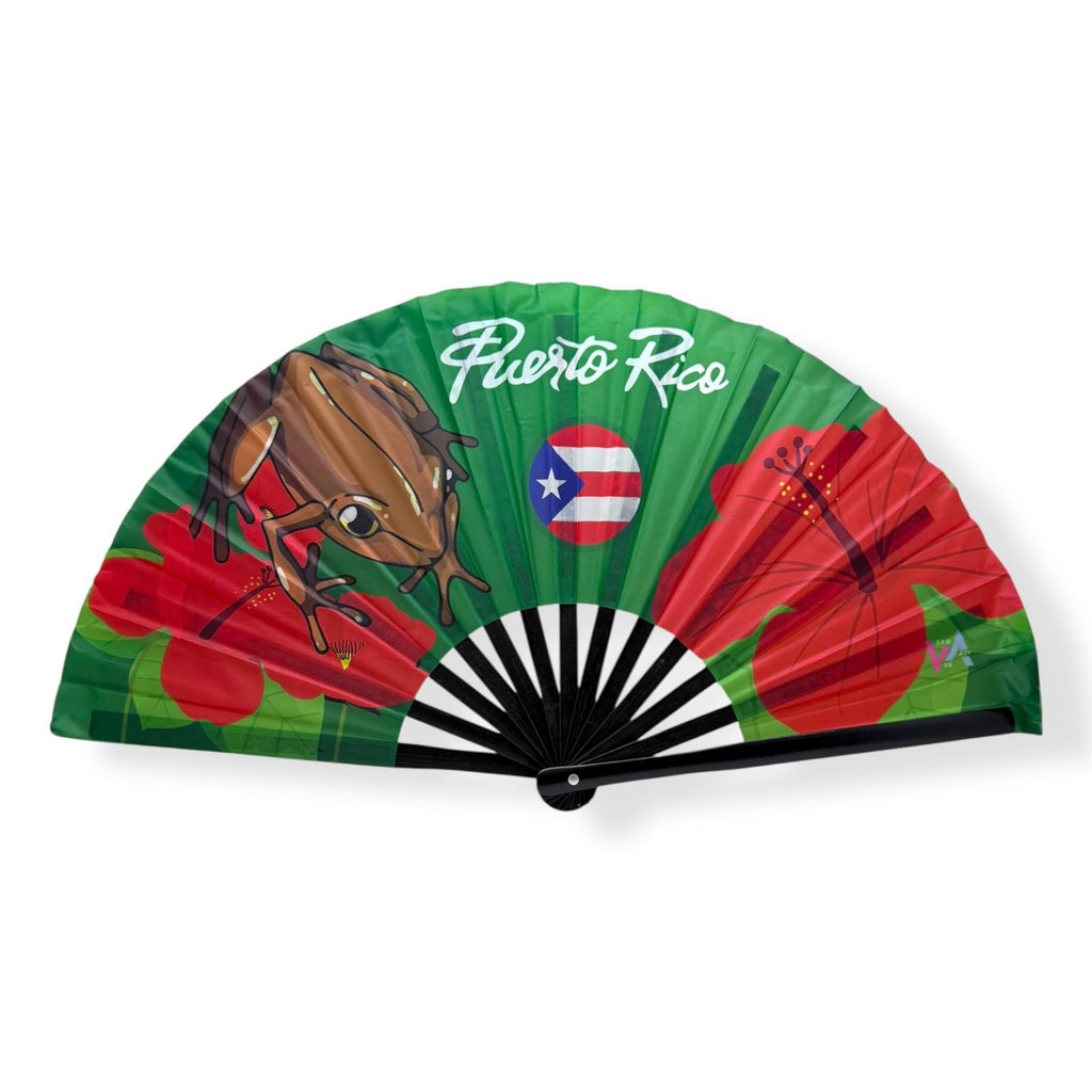 Souvenirs de Puerto Rico - Abanicos de Mano Artesanal, Tamaño Grande