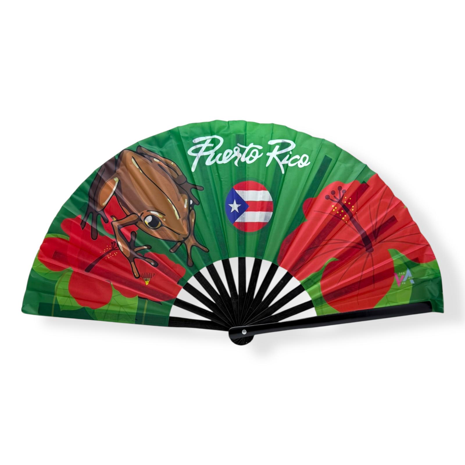 Souvenirs de Puerto Rico - Abanicos de Mano Artesanal, Tamaño Grande