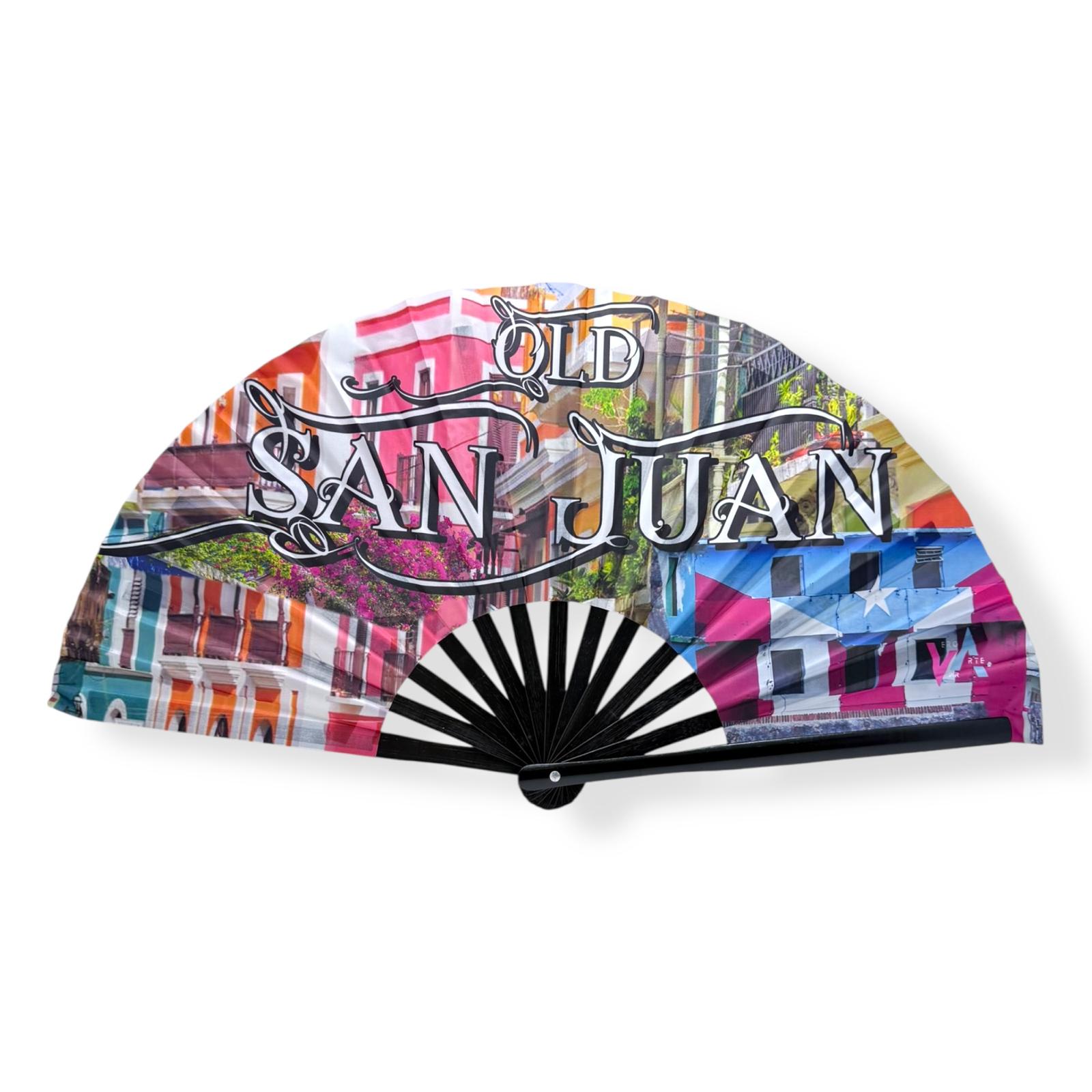 Souvenirs de Puerto Rico - Abanicos de Mano Artesanal, Tamaño Grande
