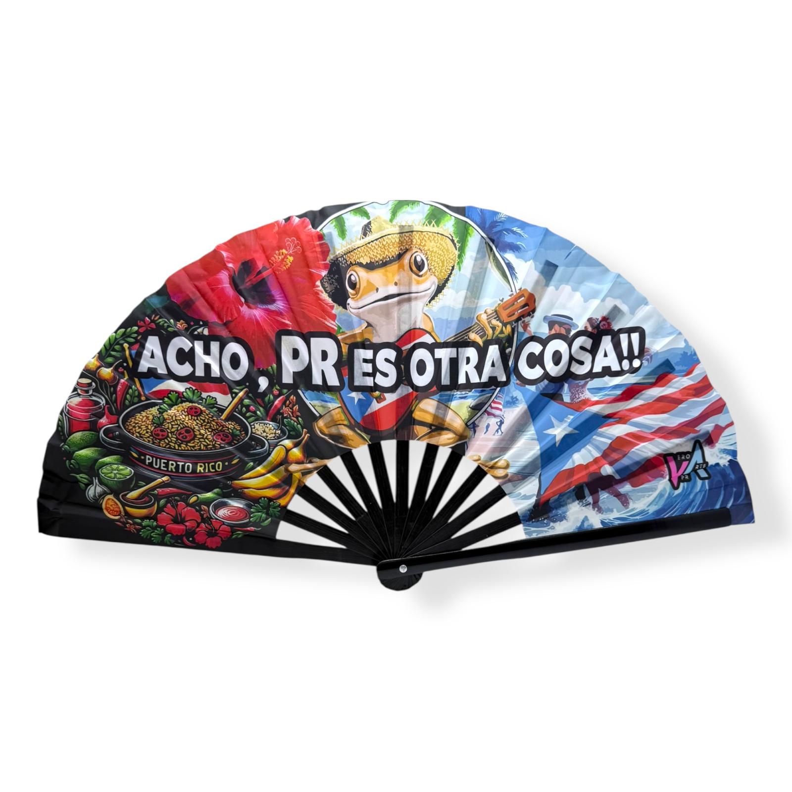 Souvenirs de Puerto Rico - Abanicos de Mano Artesanal, Tamaño Grande