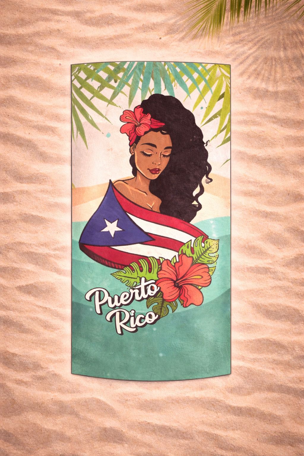 Souvenirs de Puerto Rico - Toallas de Playa 100% Poliéster