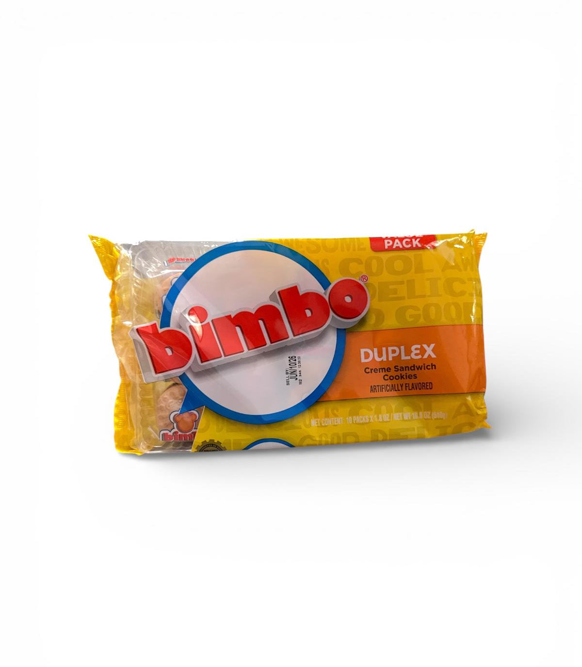 Bimbo ¡Sabor al Rescate! Galletas de Sandwich de Crema DUPLEX 10pck