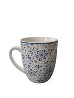Platos y Taza en Cerámica con Diseño Floral