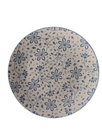 Platos y Taza en Cerámica con Diseño Floral