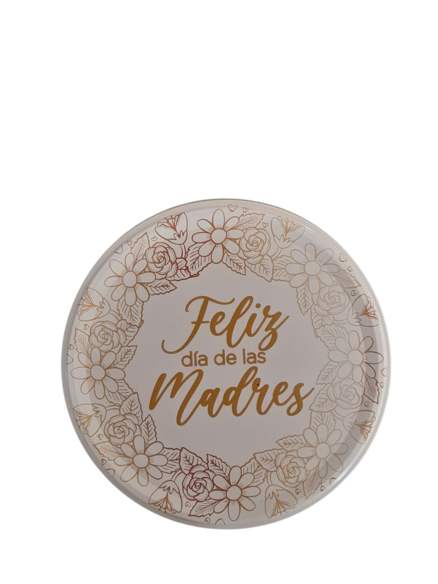 Galletas de Mantequilla en Lata Metálica Redonda - Día de las Madres