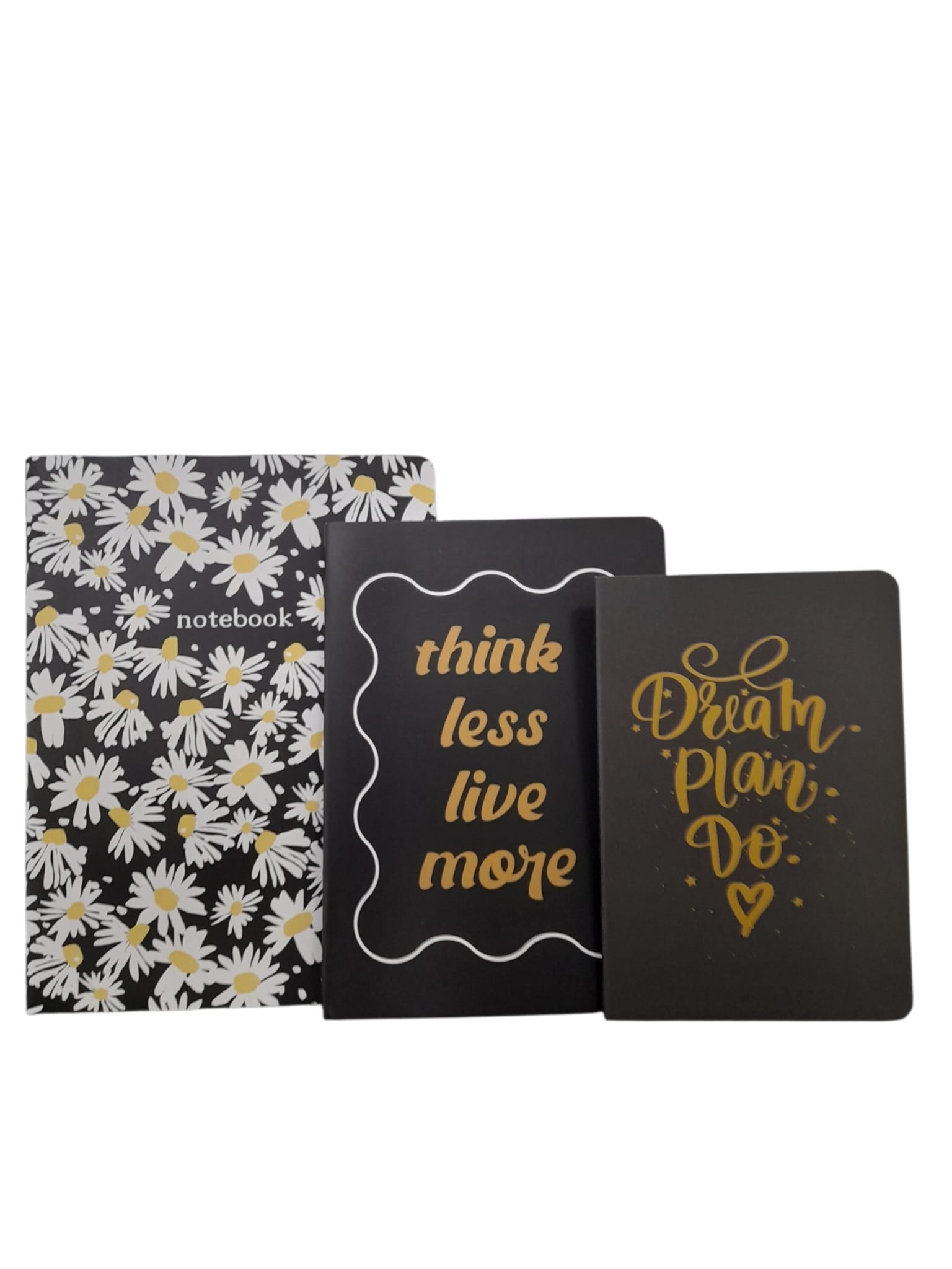 Set de Tres Libretas - Carpeta Suave.