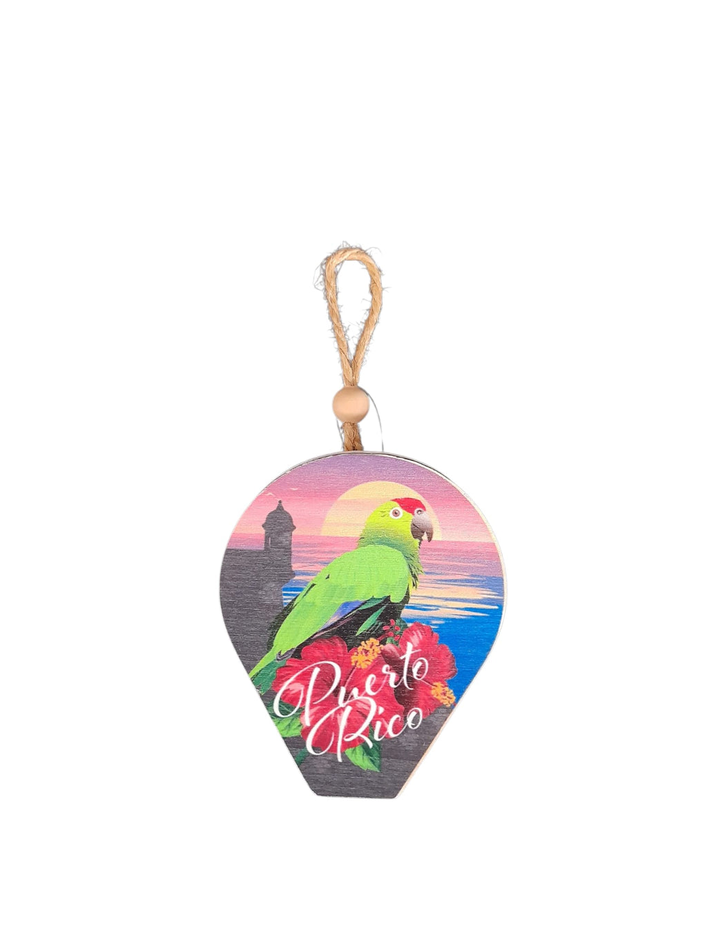 Souvenir de Puerto Rico - Abridor de Botellas de Madera.