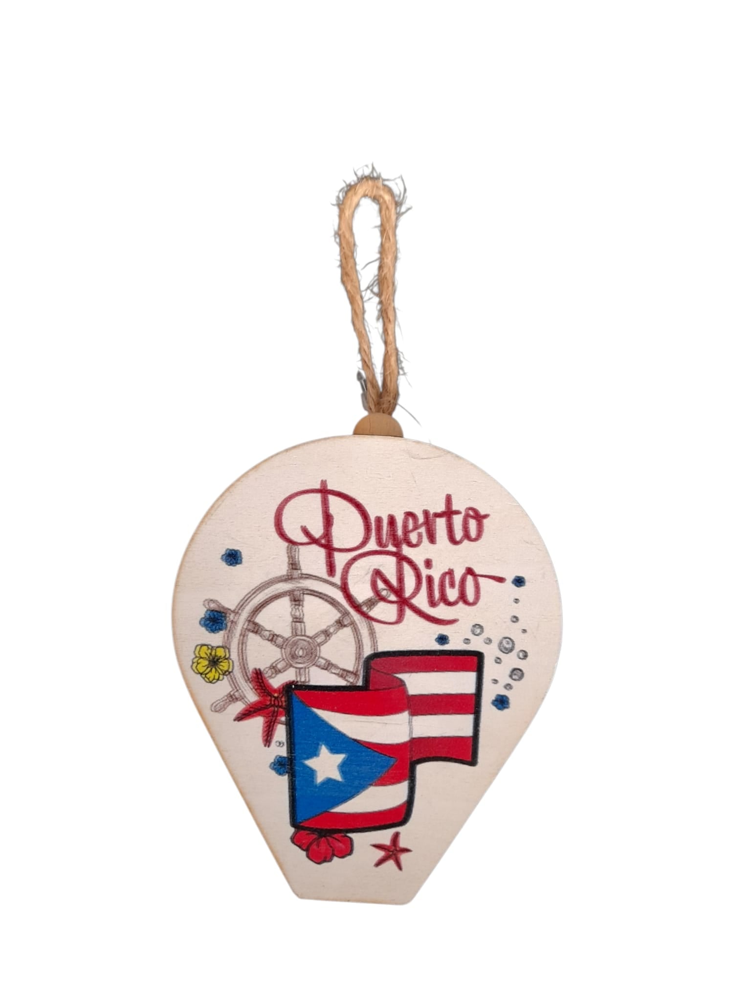 Souvenir de Puerto Rico - Abridor de Botellas de Madera.