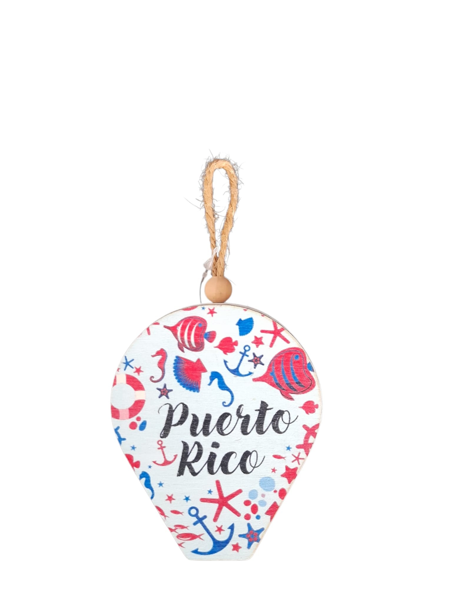 Souvenir de Puerto Rico - Abridor de Botellas de Madera.