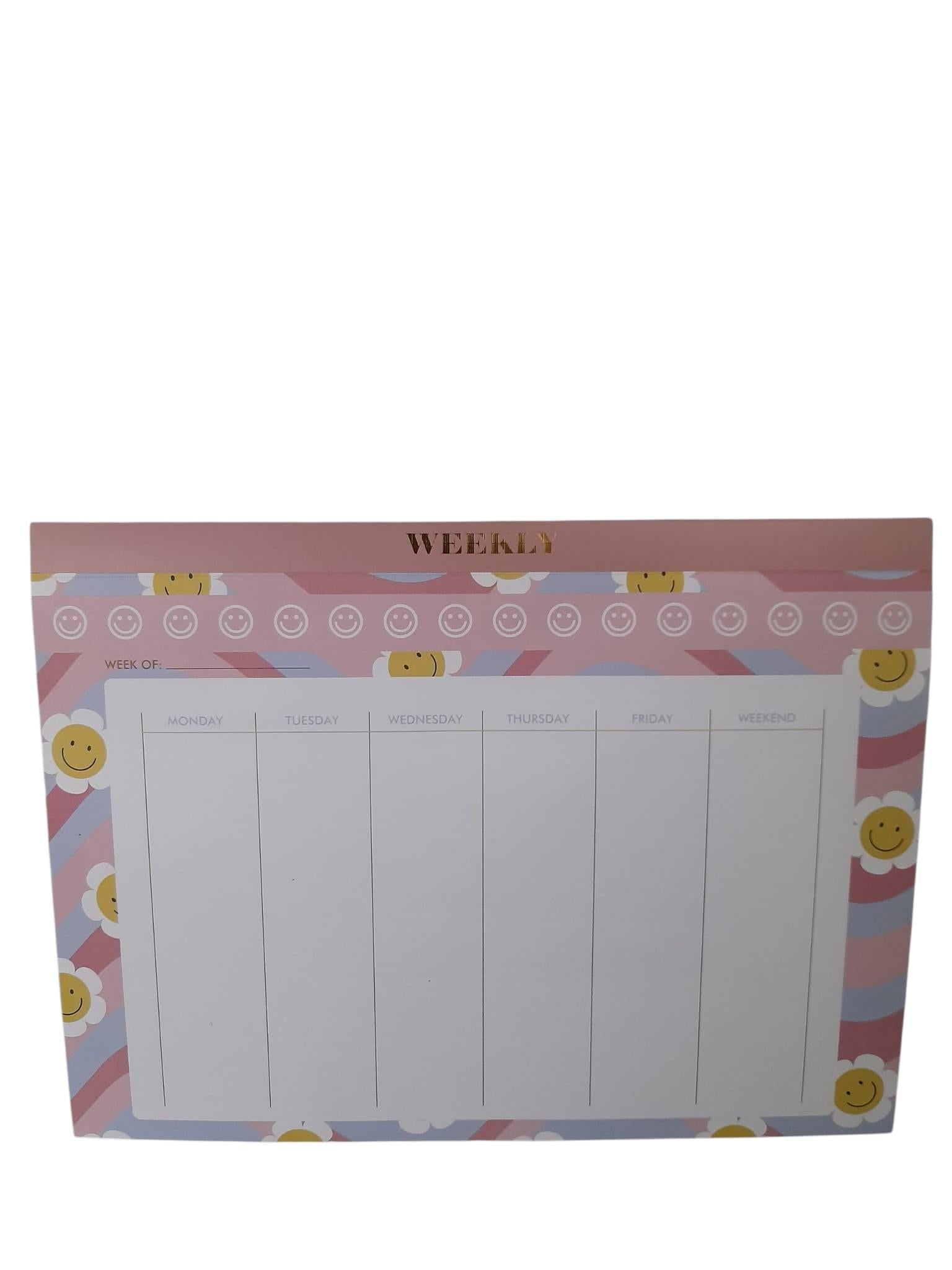 Libreta Estilo Planificador Semanal de 52 Hojas.