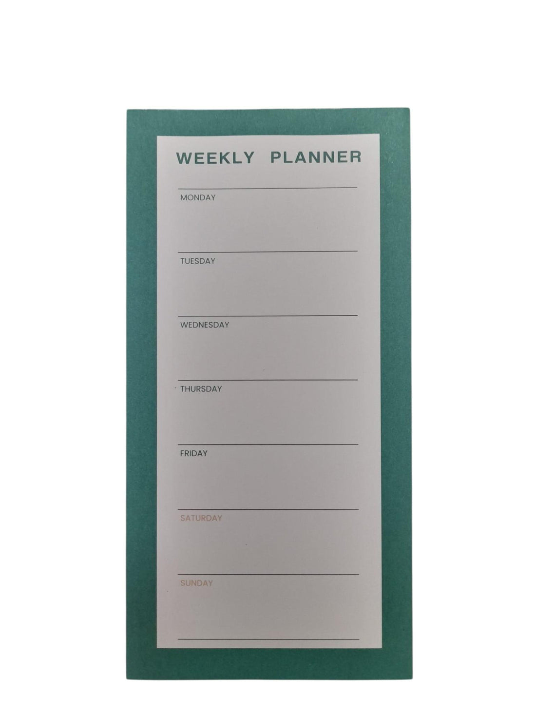 Libreta Semanal Tipo Post-it | Planificador 4x8".