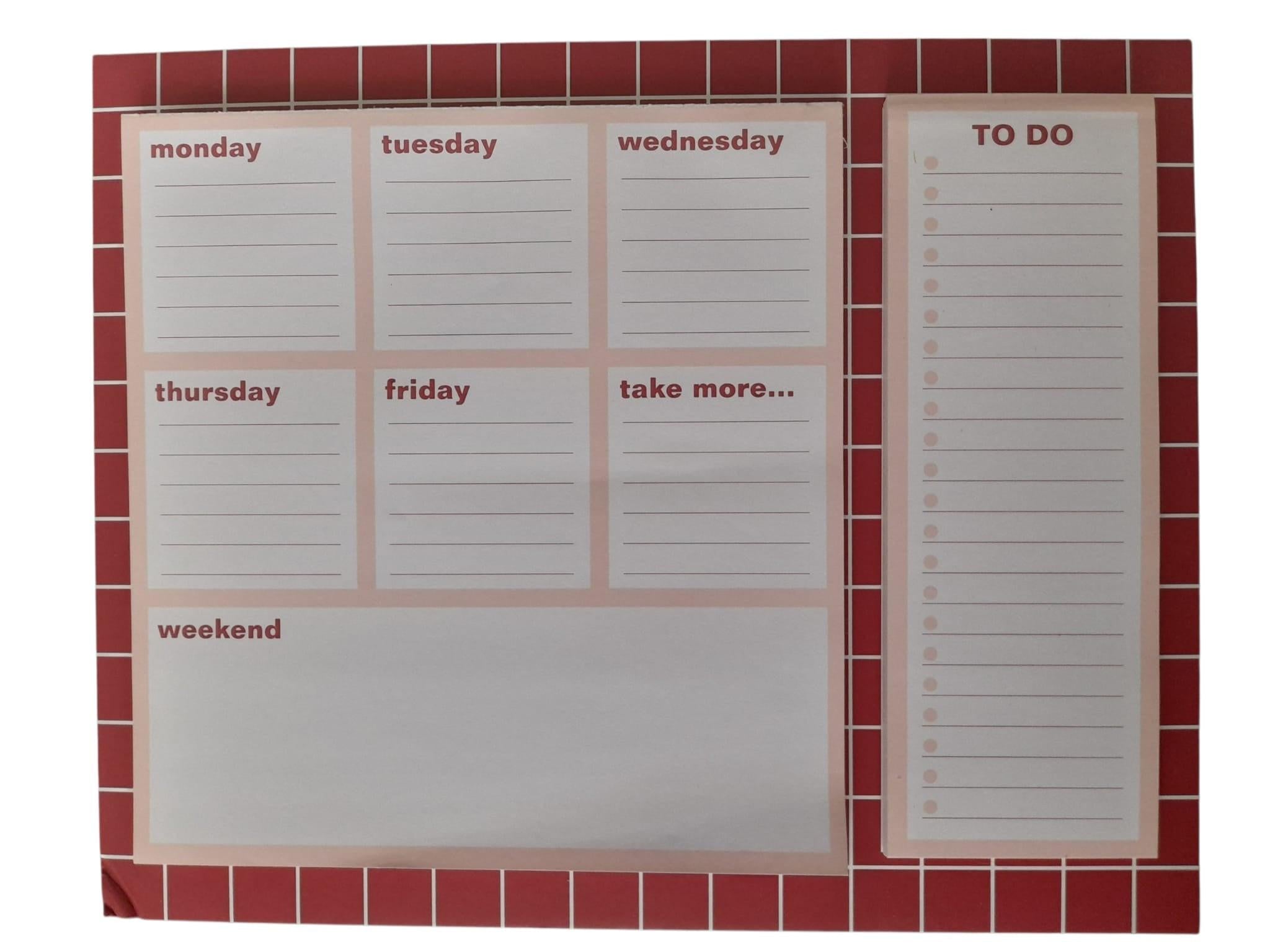 Tablero de Planificacion Semanal