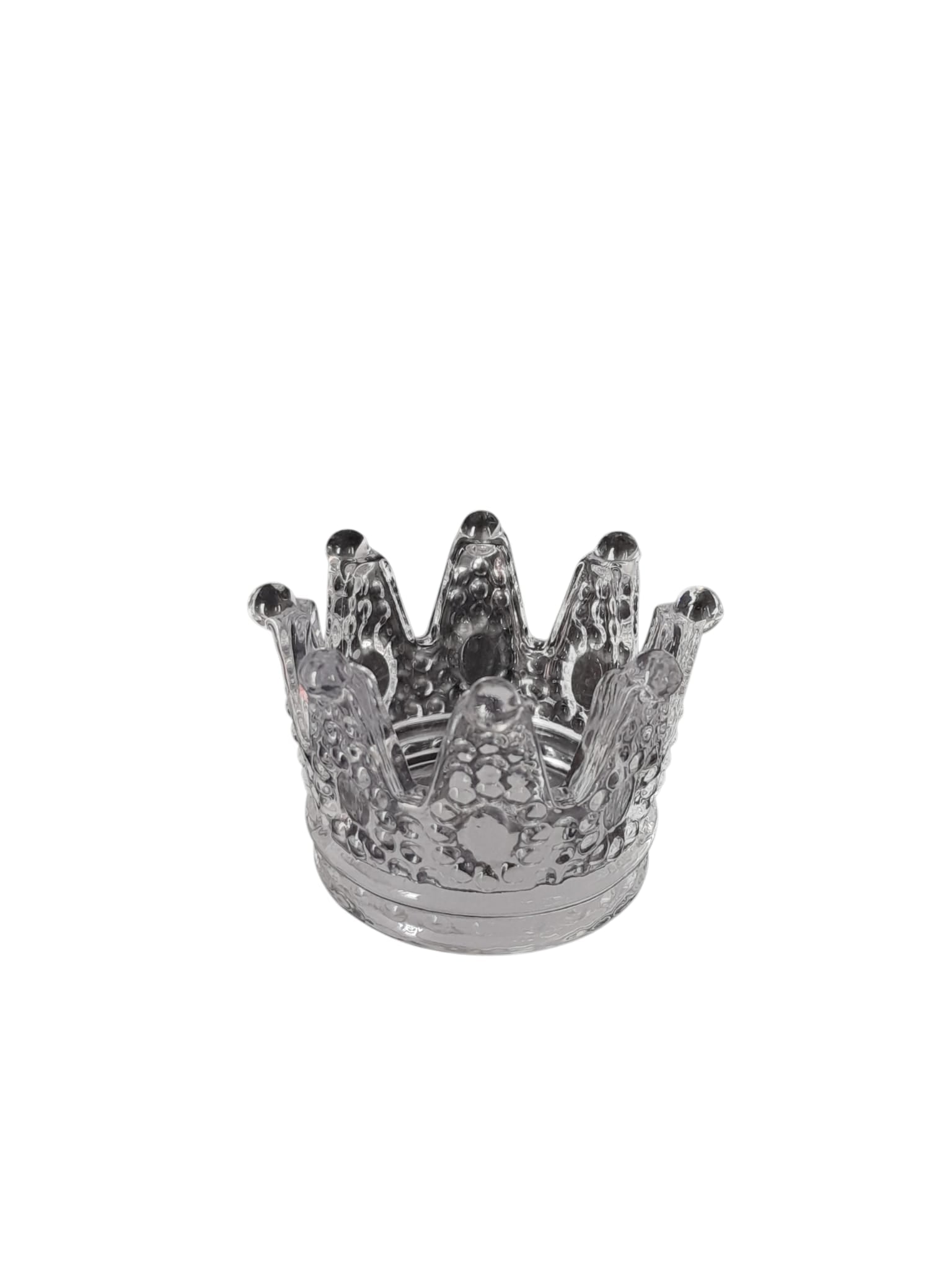 Cristalería- Candle Holder en Forma de Corona (7x5cm)