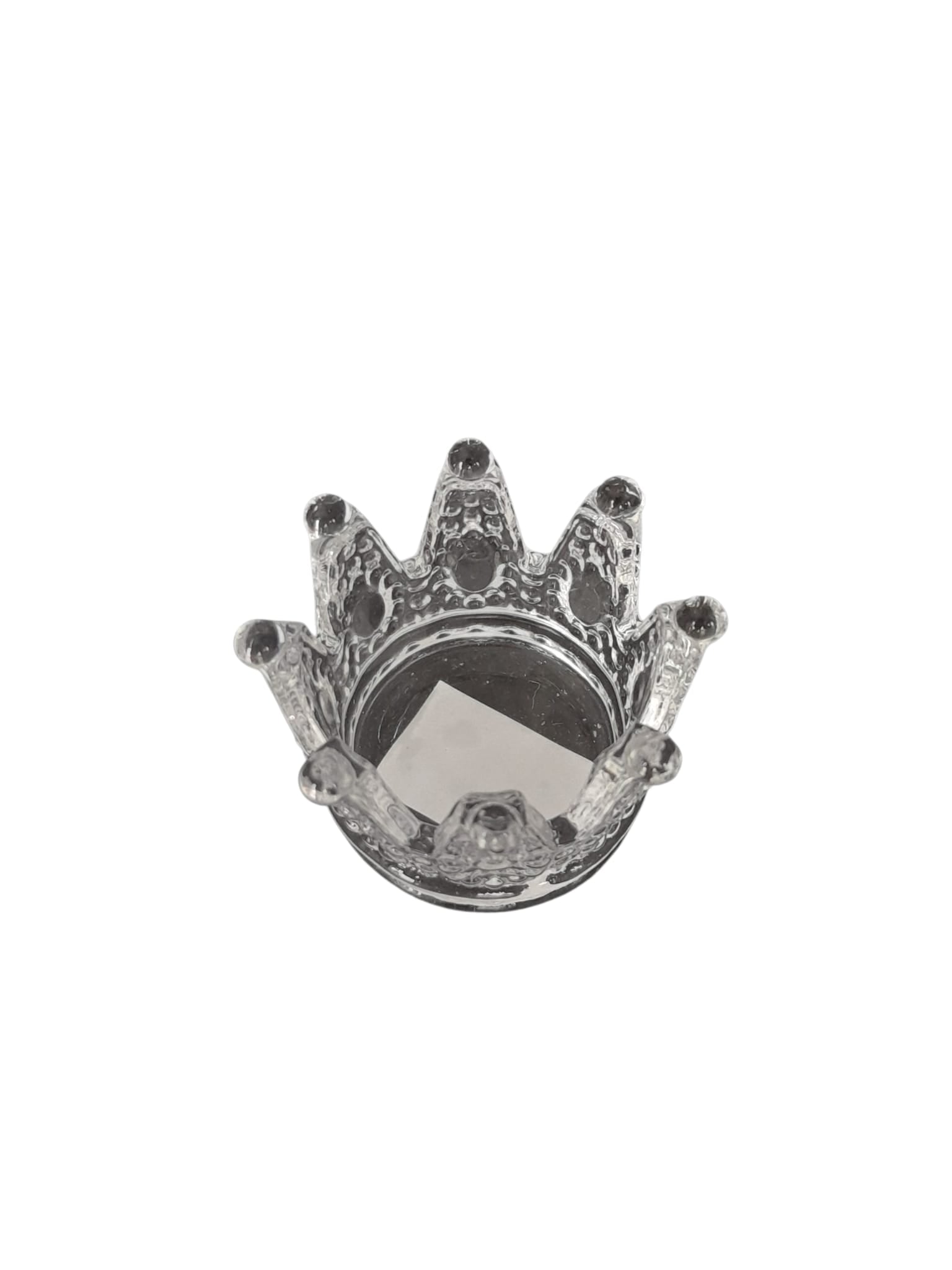 Cristalería- Candle Holder en Forma de Corona (7x5cm)