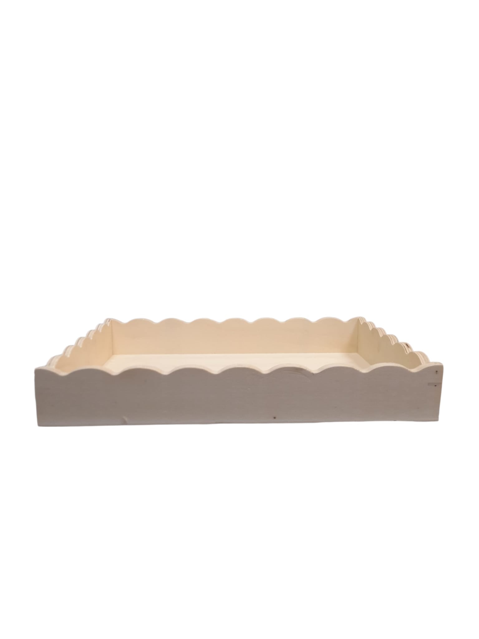 Bandeja Decorativa de Madera – Diseño Ondulado