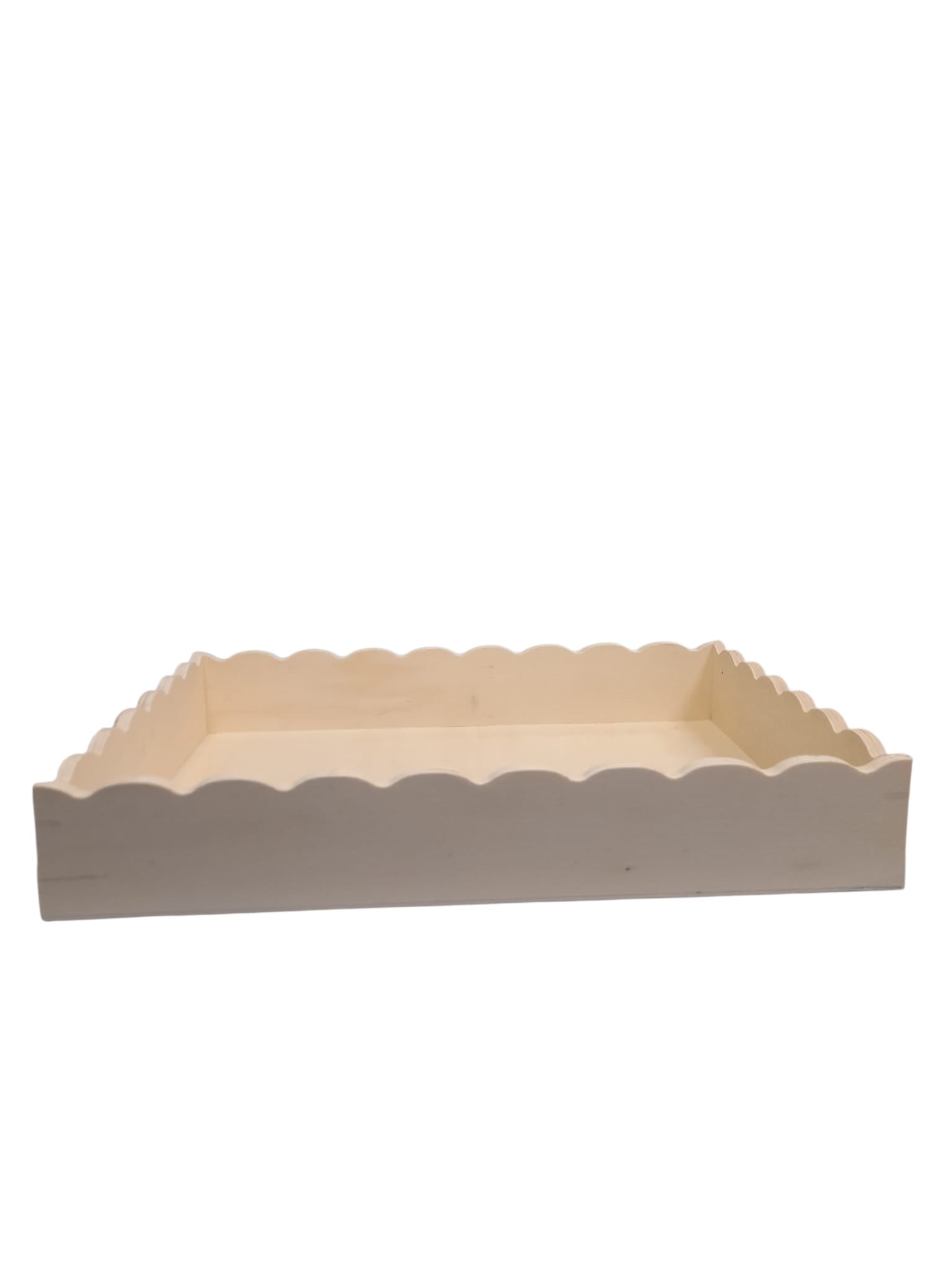 Bandeja Decorativa de Madera – Diseño Ondulado