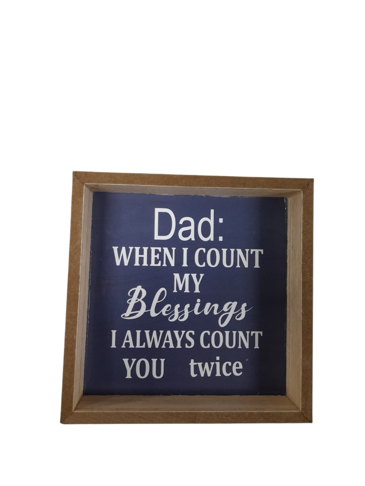 Father's Day - Placa Decorativa en Madera para Pared.